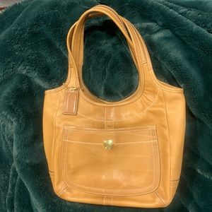 Coach Tan Leather Bag. Perfect condition.
